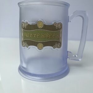 Butterbeer Mug From Universal Studios Harry Potter - Clear Plastic